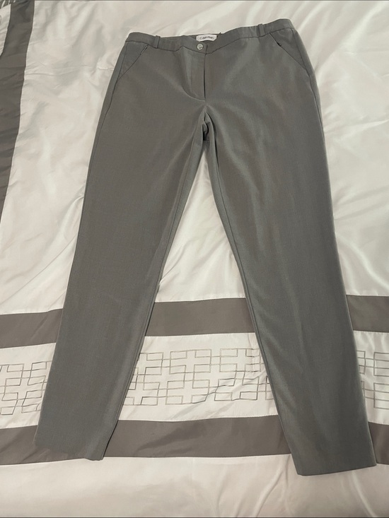 Calvin Klein Pants - Calvin Klein Women's Gray Slim Touaers